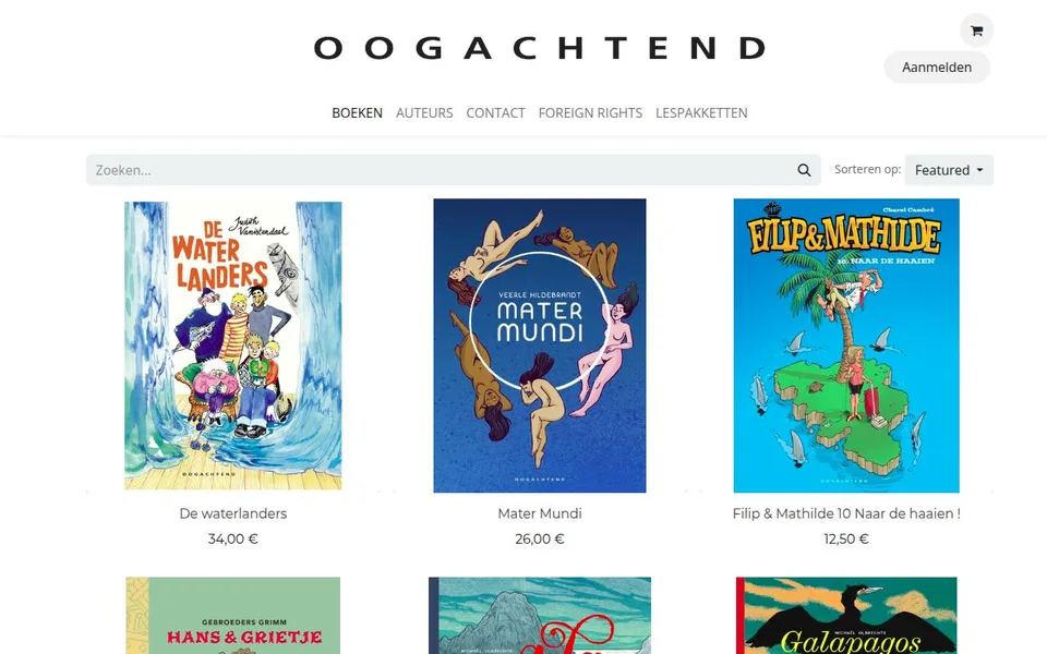Oogachtend — Odoo-website