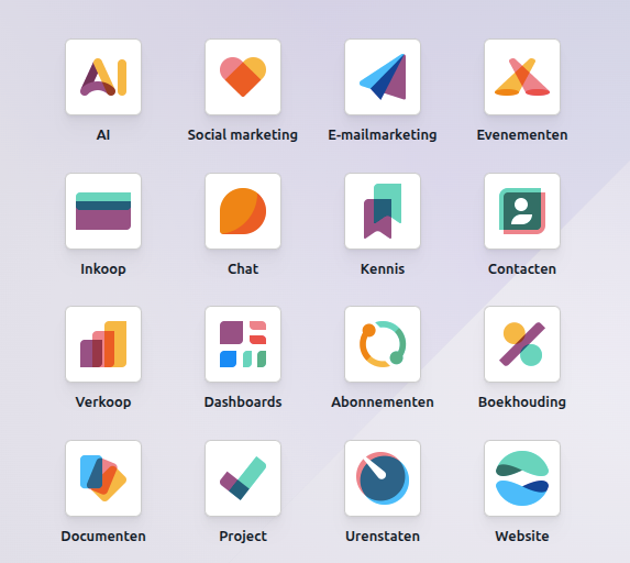 Odoo apps — een overzicht van de Odoo modules